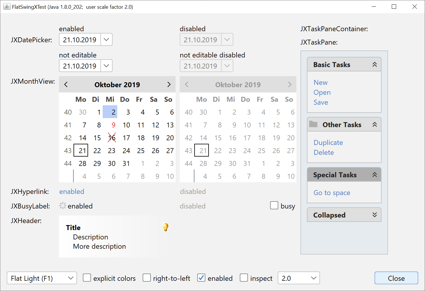 Flat Light SwingX Demo