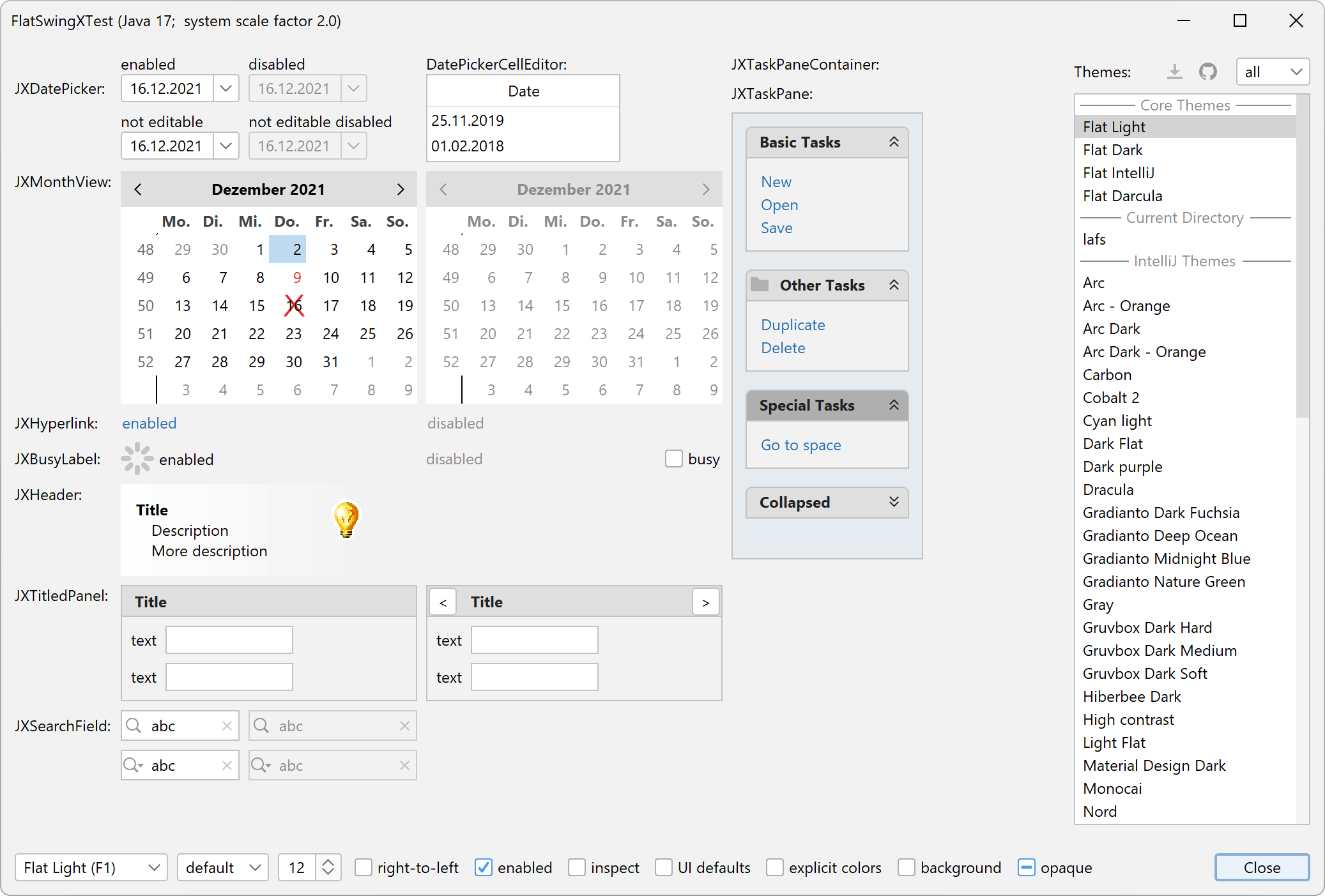 Flat Light SwingX Demo